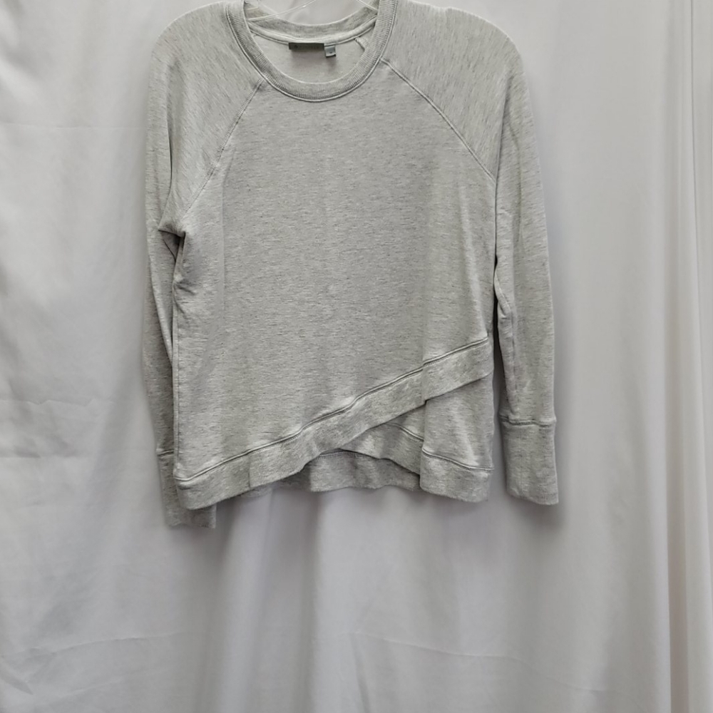 Athleta criss-cross sweatshirt Light Heather gray - Picture 4 of 9